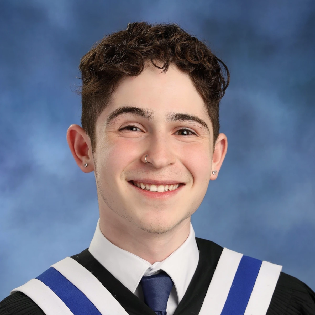 Graduation picture of Liam